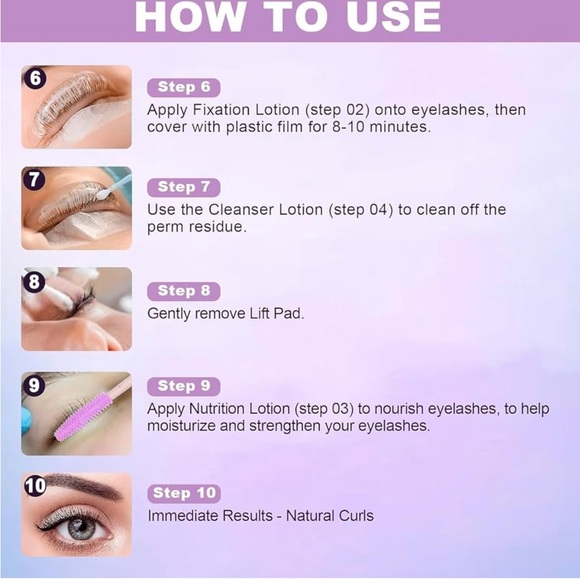 Lash Lift Kit with Pink Lotion - Picture 6 of 8